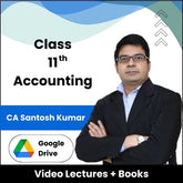Class 11th Accounting Video Lectures by CA Santosh Kumar (Download)